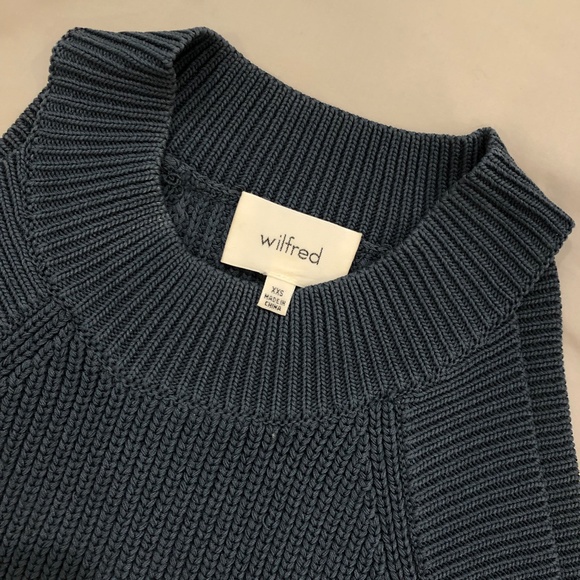 2XS - Dark Green - Wilfred - Crevier Knit Top (2 pieces: GREEN or GREY) - Picture 2 of 11